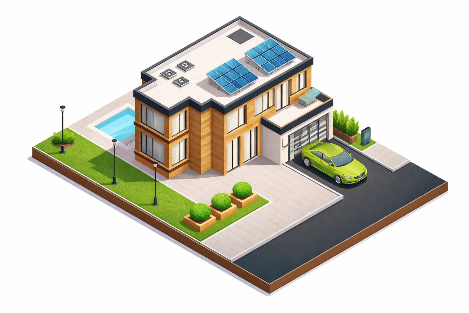 Paneles solares instalados